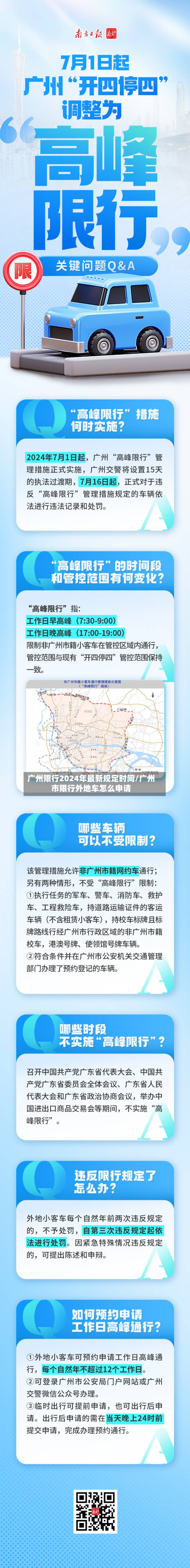 广州限行2024年最新规定时间/广州市限行外地车怎么申请