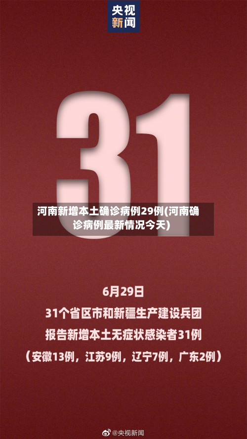 河南新增本土确诊病例29例(河南确诊病例最新情况今天)-第2张图片
