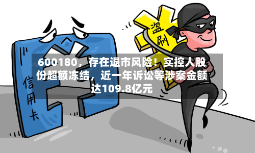 600180，存在退市风险！实控人股份超额冻结	，近一年诉讼等涉案金额达109.8亿元-第2张图片