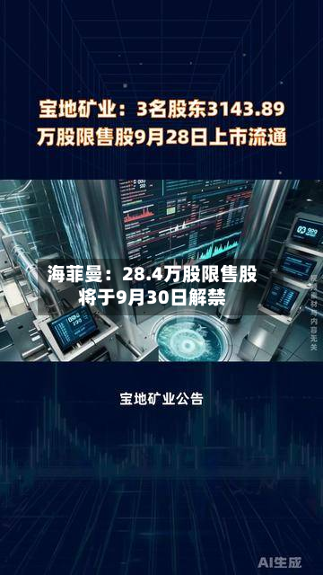 海菲曼:28.4万股限售股将于9月30日解禁