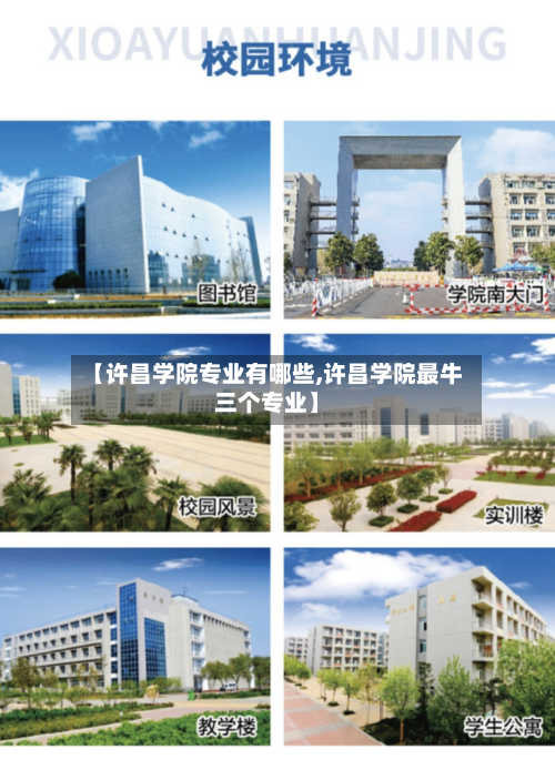 【许昌学院专业有哪些,许昌学院最牛三个专业】-第2张图片