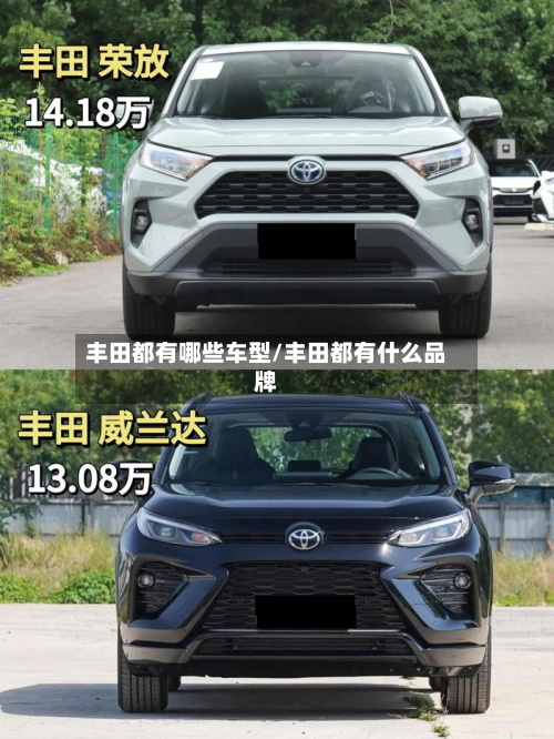 丰田都有哪些车型/丰田都有什么品牌