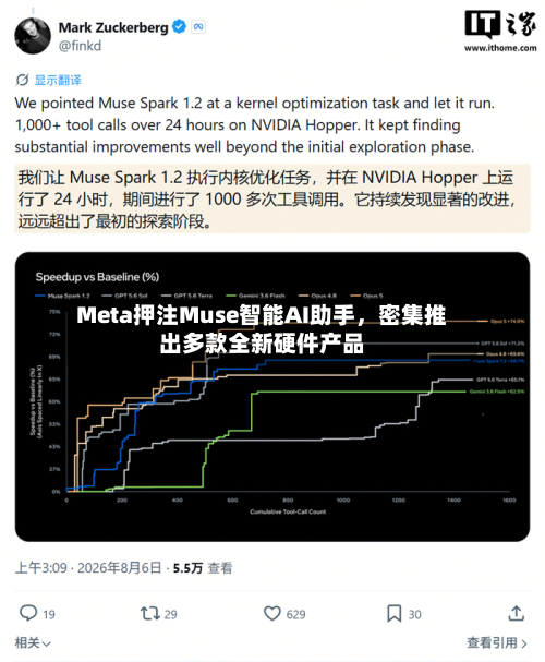Meta押注Muse智能AI助手，密集推出多款全新硬件产品-第1张图片