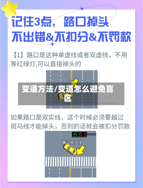 变道方法/变道怎么避免盲区