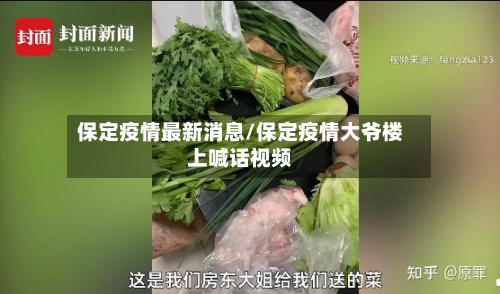 保定疫情最新消息/保定疫情大爷楼上喊话视频-第2张图片