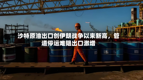 沙特原油出口创伊朗战争以来新高	，管道停运难阻出口激增-第2张图片