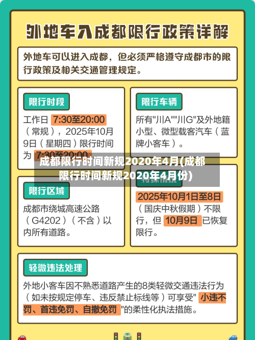 成都限行时间新规2020年4月(成都限行时间新规2020年4月份)-第3张图片