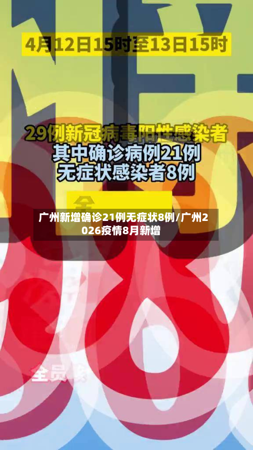 广州新增确诊21例无症状8例/广州2026疫情8月新增-第3张图片