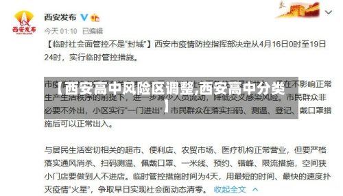【西安高中风险区调整,西安高中分类】-第3张图片