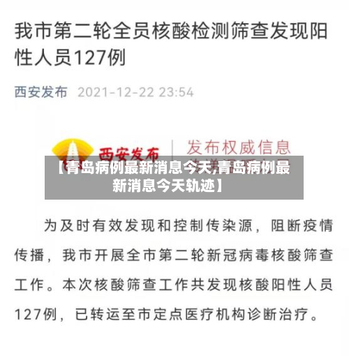【青岛病例最新消息今天,青岛病例最新消息今天轨迹】-第2张图片