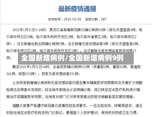 全国新增病例/全国新增病例9例-第2张图片