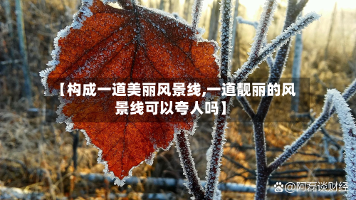 【构成一道美丽风景线,一道靓丽的风景线可以夸人吗】