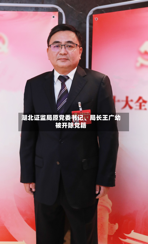 湖北证监局原党委书记、局长王广幼被开除党籍