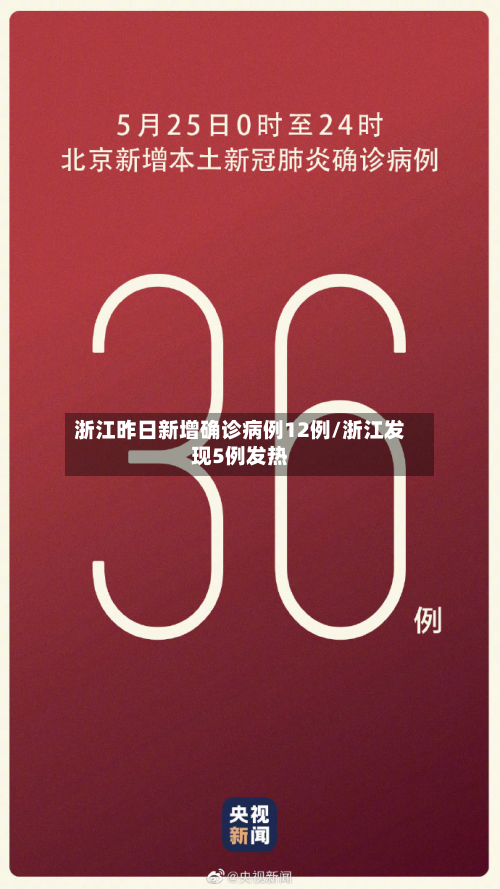 浙江昨日新增确诊病例12例/浙江发现5例发热-第2张图片