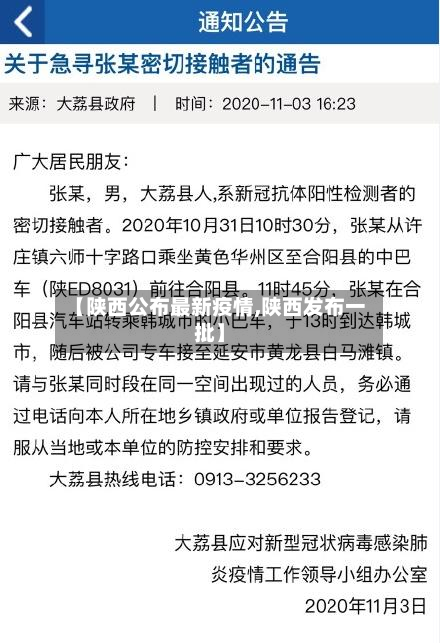 【陕西公布最新疫情,陕西发布一批】