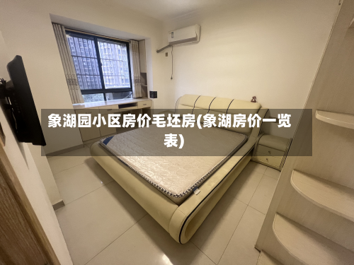 象湖园小区房价毛坯房(象湖房价一览表)