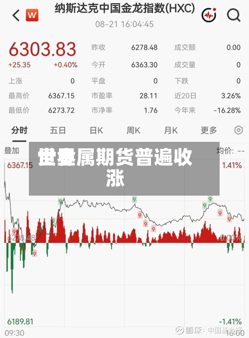 世界贵金属期货普遍收涨-第3张图片