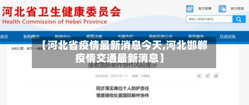 【河北省疫情最新消息今天,河北邯郸疫情交通最新消息】-第3张图片