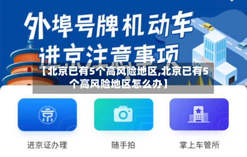 【北京已有5个高风险地区,北京已有5个高风险地区怎么办】