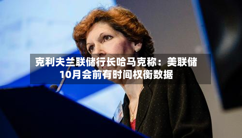 克利夫兰联储行长哈马克称：美联储10月会前有时间权衡数据