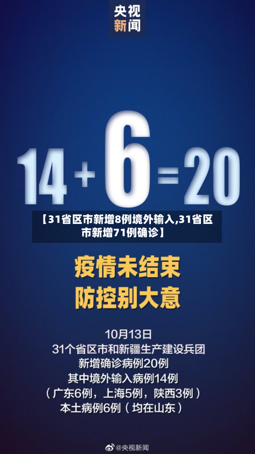 【31省区市新增8例境外输入,31省区市新增71例确诊】