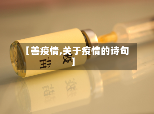 【善疫情,关于疫情的诗句】-第3张图片