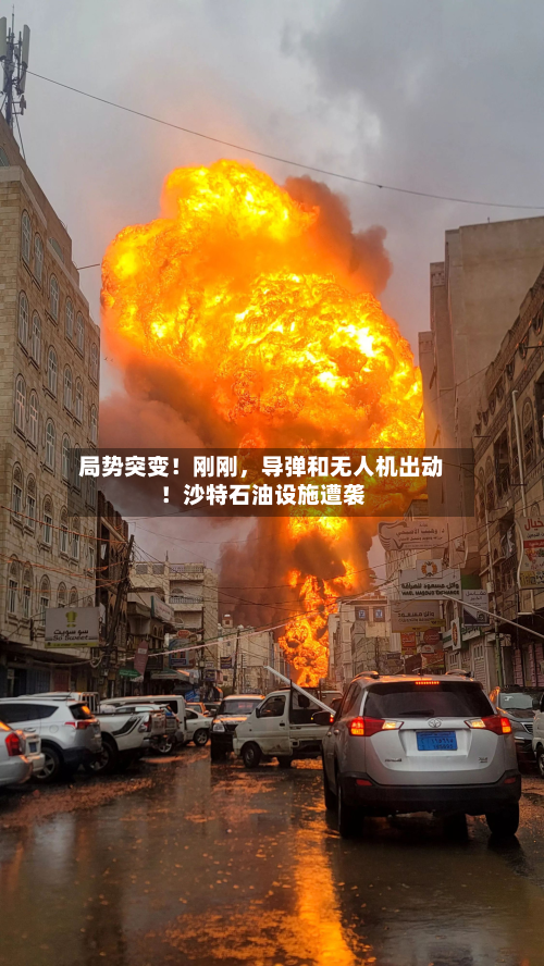 局势突变！刚刚	，导弹和无人机出动！沙特石油设施遭袭-第3张图片