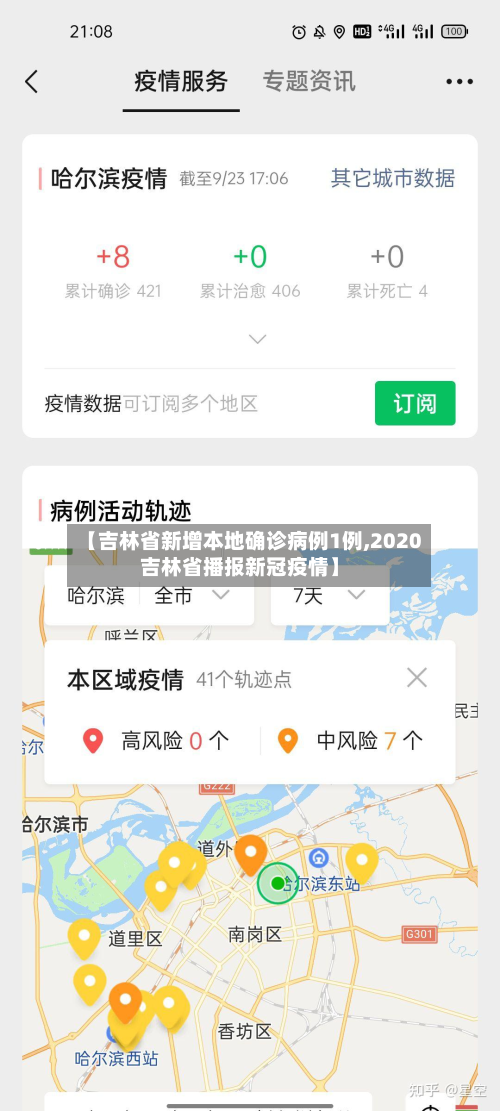 【吉林省新增本地确诊病例1例,2020吉林省播报新冠疫情】-第2张图片