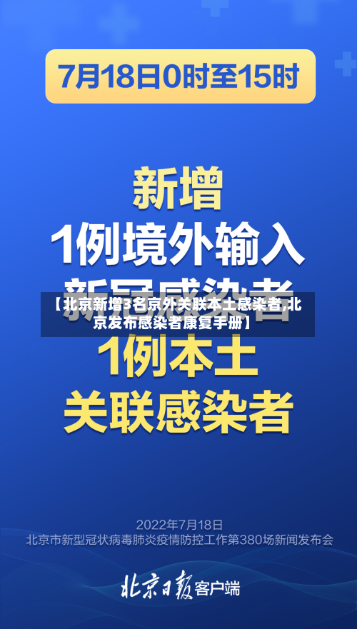 【北京新增3名京外关联本土感染者,北京发布感染者康复手册】-第3张图片