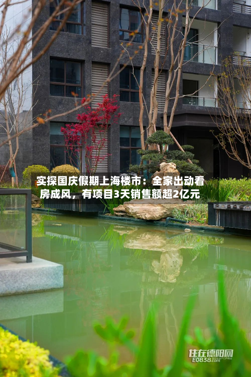 实探国庆假期上海楼市：全家出动看房成风，有项目3天销售额超2亿元