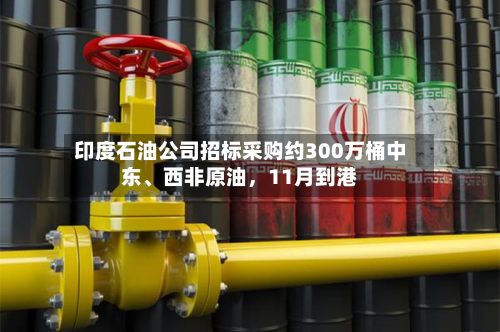 印度石油公司招标采购约300万桶中东、西非原油，11月到港-第2张图片