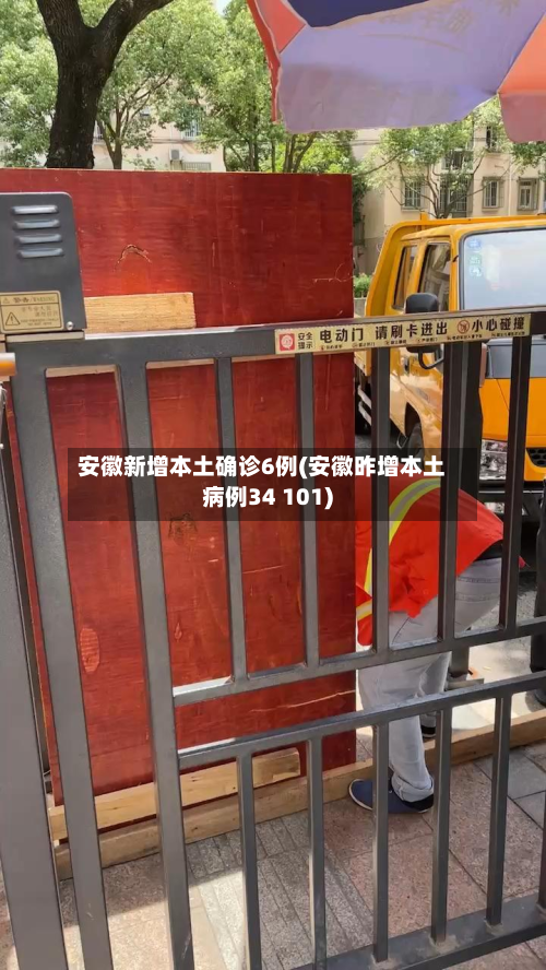 安徽新增本土确诊6例(安徽昨增本土病例34 101)
