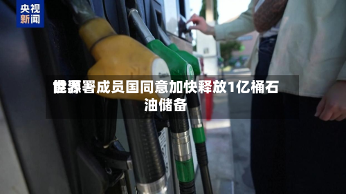世界能源署成员国同意加快释放1亿桶石油储备