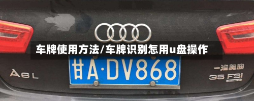 车牌使用方法/车牌识别怎用u盘操作
