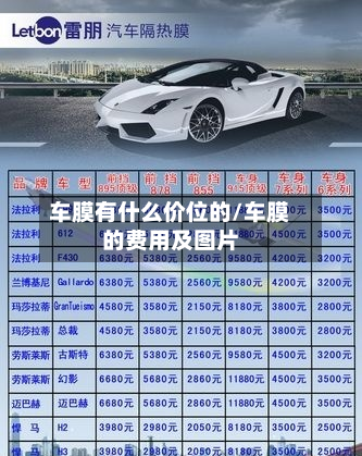 车膜有什么价位的/车膜的费用及图片-第3张图片