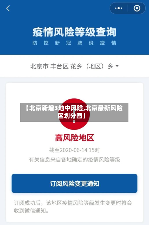 【北京新增3地中风险,北京最新风险区划分图】-第3张图片