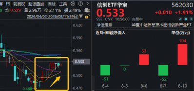 净利暴增715倍！江波龙预估权重占比最高的——华宝基金信创ETF（562030）拉升1.9%	，机构：AI安全重要性提升