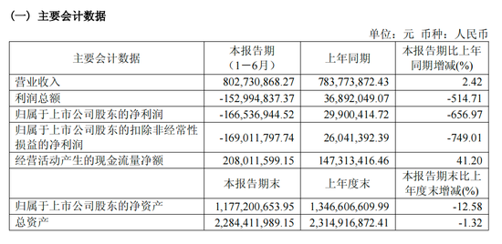 上纬新材“易主	”后首份半年报：“增收不增利”问题显现	，机器人业务仍无营收